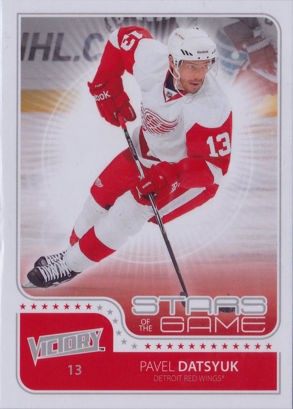 2011-12 Upper Deck Victory Stars of the Game #SOGPD Pavel Datsyuk Red Wings!