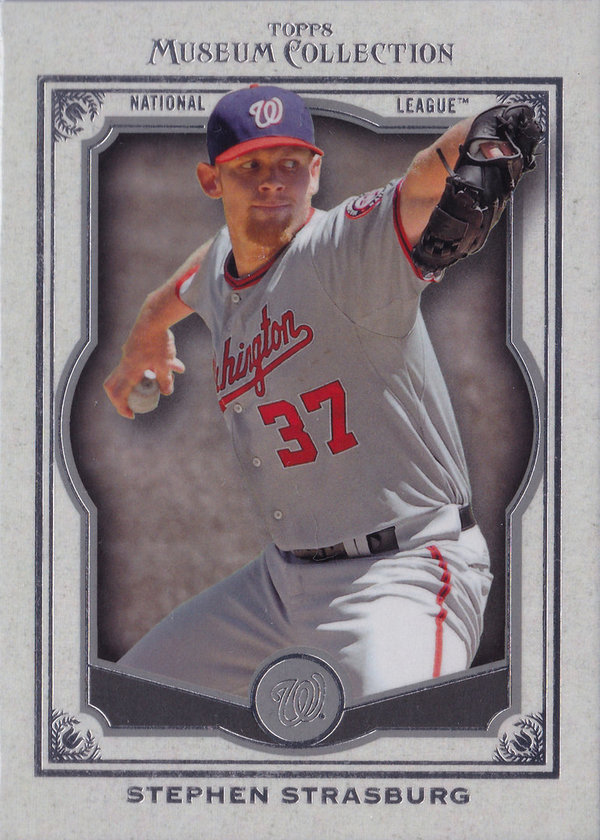 2013 Topps Museum Collection #50 Stephen Strasburg Nationals!