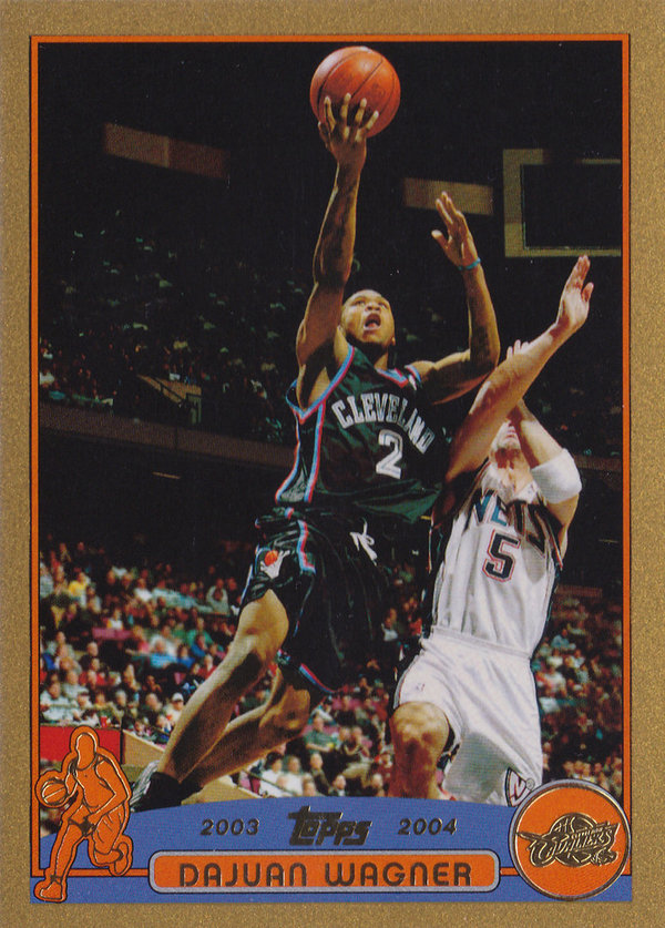 2003-04 Topps Gold #2 DaJuan Wagner /99 Cavaliers!