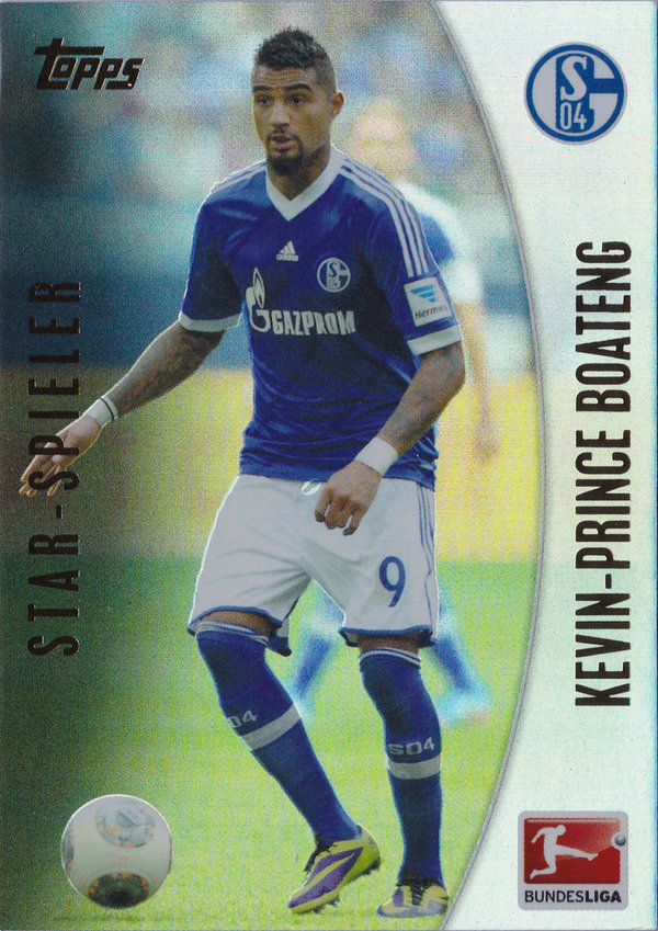 2013-14 Topps Bundesliga Chrome Star-Spieler #189 Kevin-Prince Boateng Schalke 04