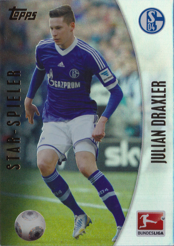 2013-14 Topps Bundesliga Chrome Star-Spieler #188 Julian Draxler Schalke 04