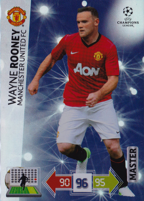 2012-13 Panini Adrenalyn XL Champions League Master Wayne Rooney Manchester United