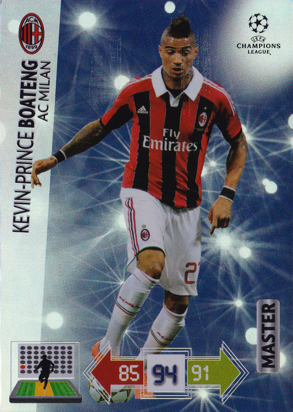 2012-13 Panini Adrenalyn XL Champions League Master Kevin-Prince Boateng AC Milan