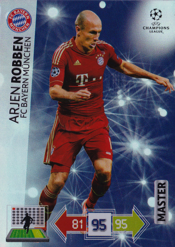 2012-13 Panini Adrenalyn XL Champions League Master Arjen Robben Bayern München