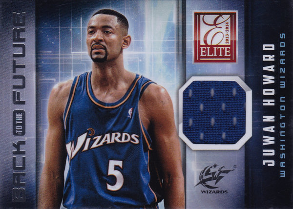 2013-14 Elite Back to the Future Materials #11 Juwan Howard Wizards!