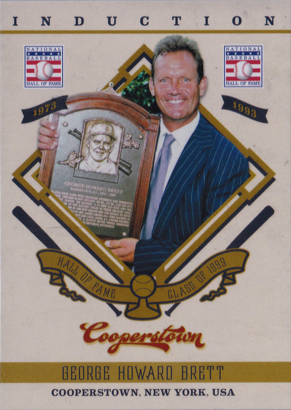 2012 Panini Cooperstown Induction #1 George Brett