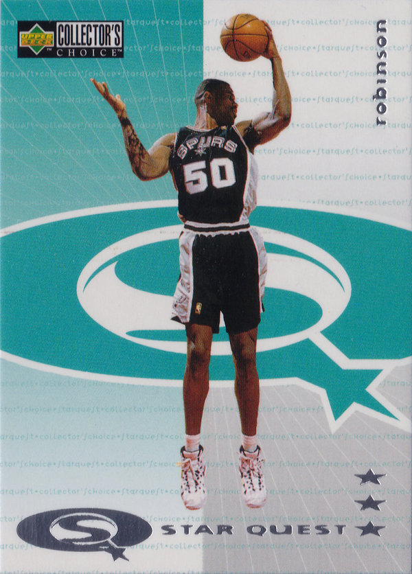 1997-98 Collector's Choice StarQuest #76 David Robinson Spurs!