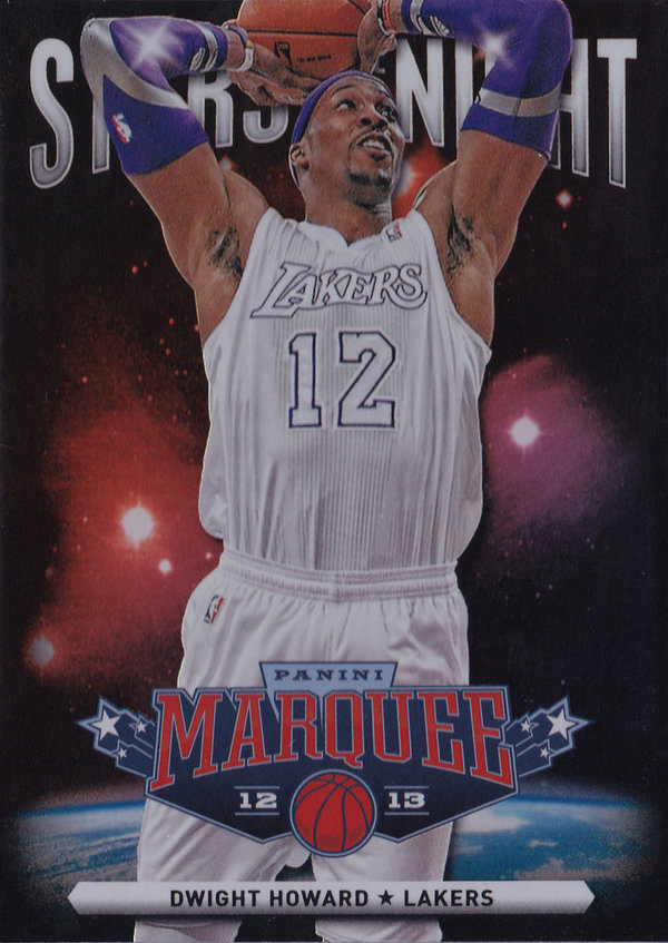 2012-13 Panini Marquee Stars of the Night #16 Dwight Howard Lakers!