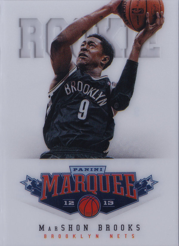 2012-13 Panini Marquee #495 MarShon Brooks RC Nets!