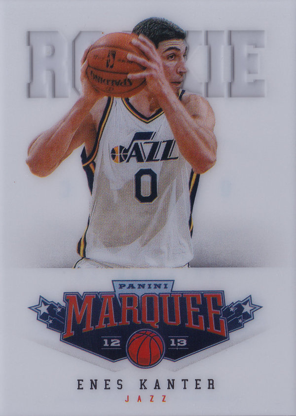 2012-13 Panini Marquee #496 Enes Kanter RC Jazz!