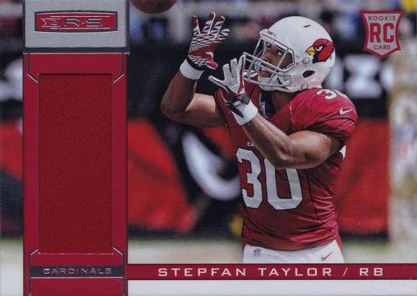 2013 Rookies and Stars #233 Stepfan Taylor Jersey Cardinals!