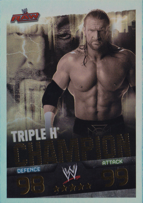 2009 Topps WWE Slam Attax Evolution Champion Triple H
