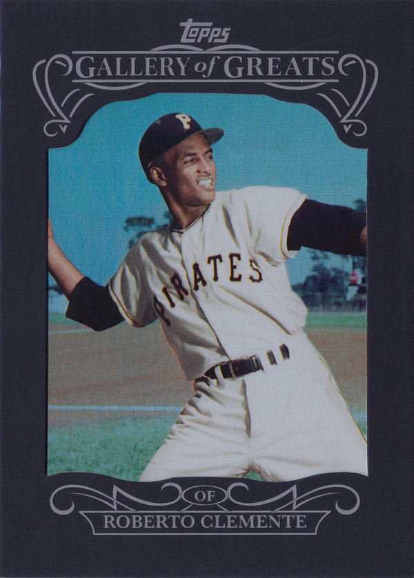 2015 Topps Gallery of Greats #GG23 Roberto Clemente Pirates!