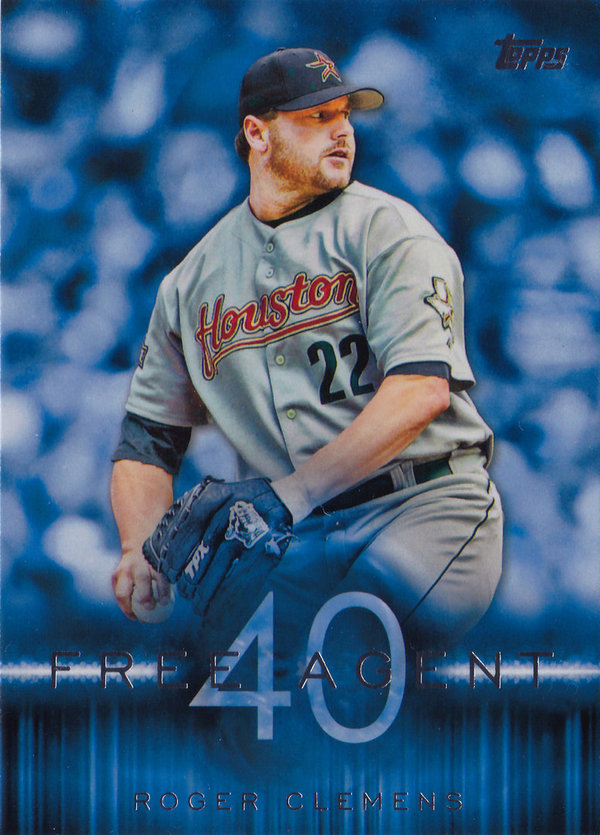 2015 Topps Free Agent 40 #F4014 Roger Clemens Astros!