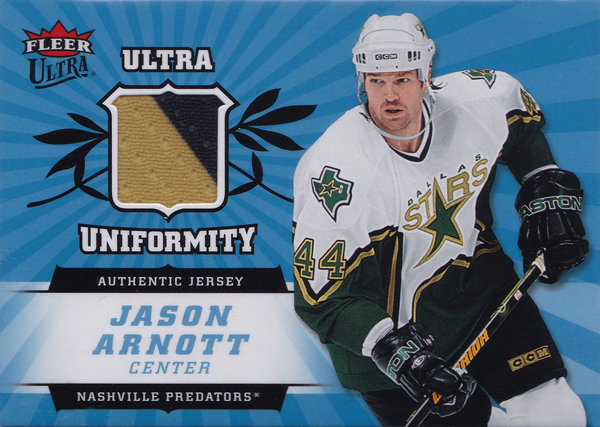 2006-07 Ultra Uniformity Jersey #UJA Jason Arnott Predators!