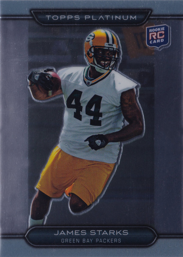 2010 Topps Platinum #8 James Starks RC Packers!
