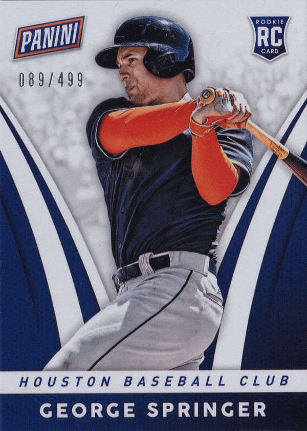 2014 Panini Boxing Day #33 George Springer BB RC /499 Astros!