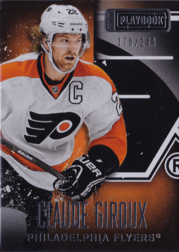 2013-14 Panini Playbook #57 Claude Giroux /249 Flyers!