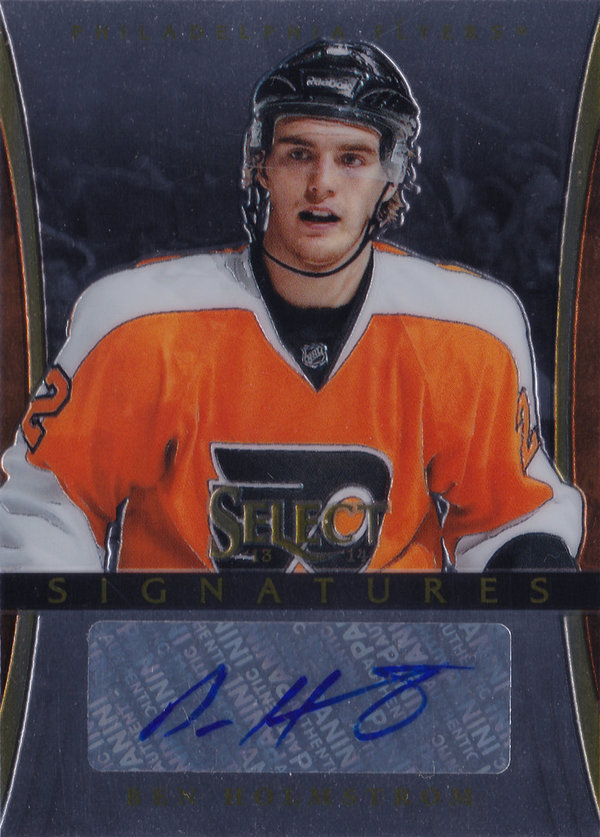 2013-14 Select Signatures Ben Holmstrom AUTO Flyers!