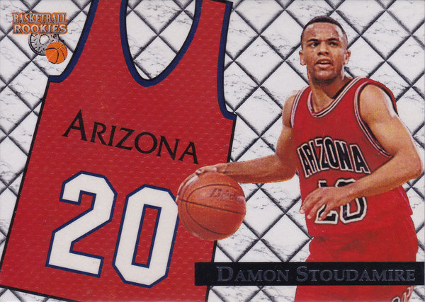 1996 Score Board Rookies College Jerseys #J25 Damon Stoudamire Arizona
