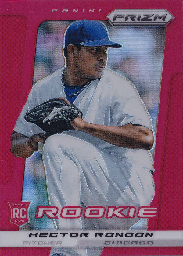 2013 Panini Prizm Prizms Red #204 Hector Rondon RC Cubs!