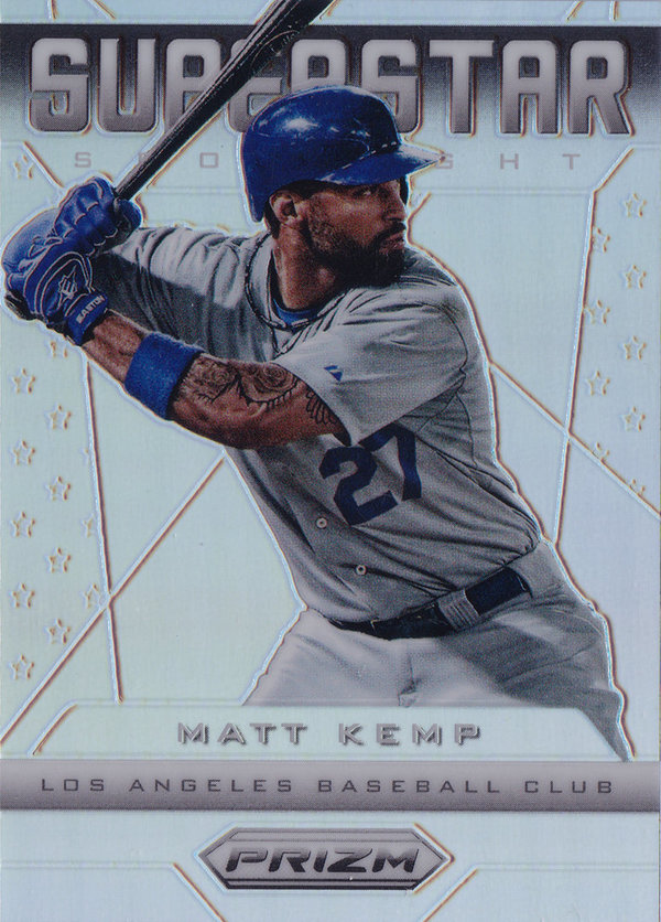 2013 Panini Prizm Superstar Spotlight Prizms #10 Matt Kemp Dodgers!