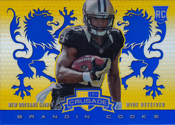 2014 Rookies and Stars Rookie Crusade Blue #8 Brandin Cooks Saints!