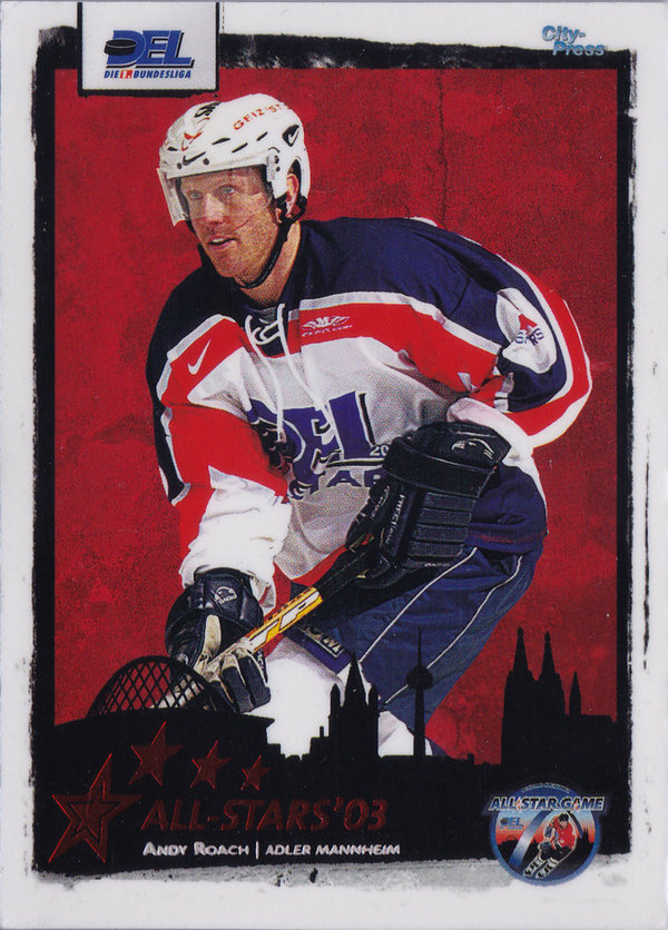 2003-04 DEL Playercards All-Stars '03 #AS06 Andy Roach Adler Mannheim