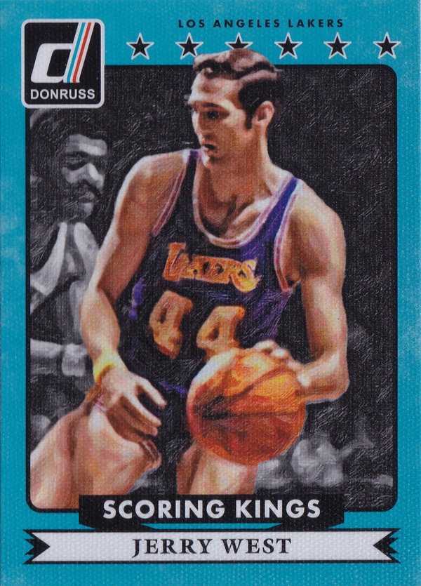 2014-15 Donruss Scoring Kings #48 Jerry West Lakers!