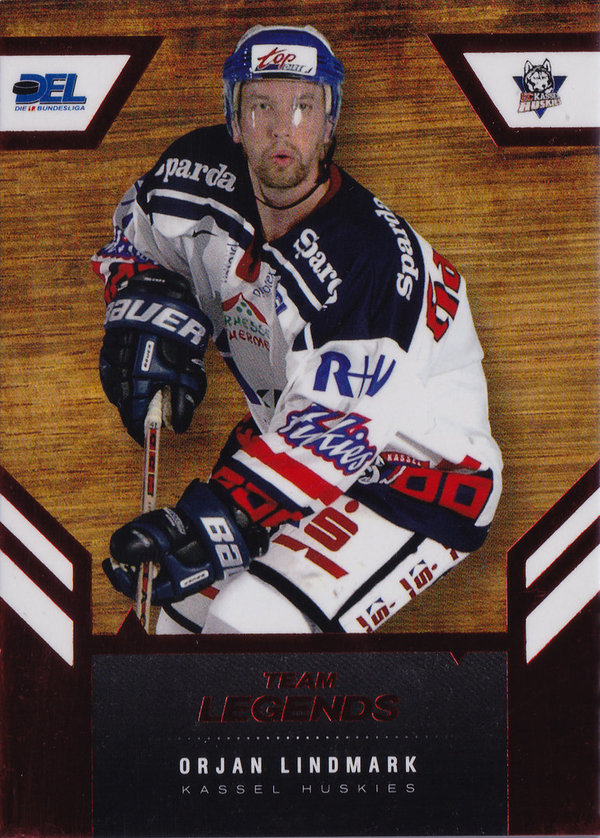 2008-09 DEL Playercards Team Legends #LE09 Orjan Lindmark Kassel Huskies
