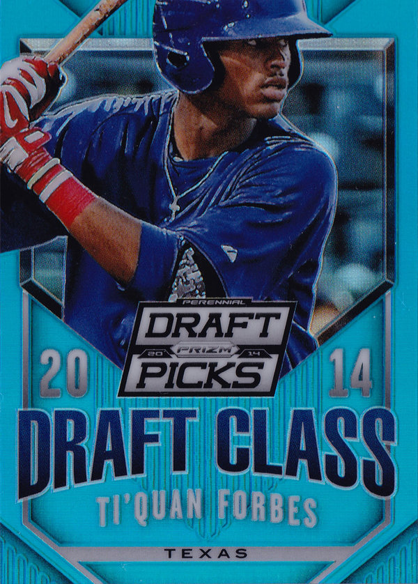 2014 Panini Prizm PDP Draft Class Prizms Powder Blue #4 Ti'Quan Forbes /199 Rangers!