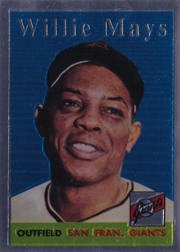 1997 Topps Mays Finest #10 Willie Mays Giants!