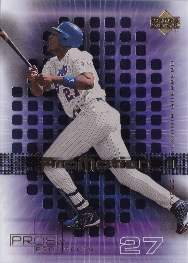 2000 Upper Deck Pros and Prospects ProMotion #P10 Vladimir Guerrero Expos!