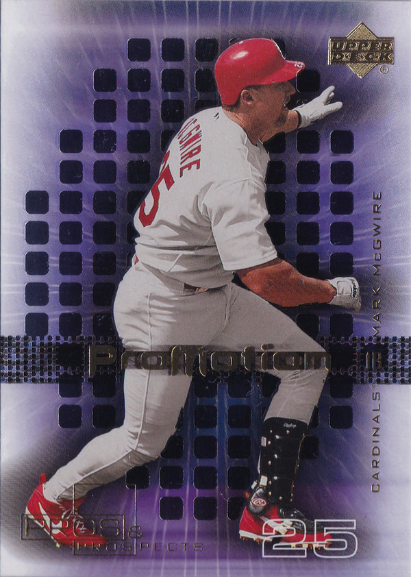 2000 Upper Deck Pros and Prospects ProMotion #P3 Mark McGwire Cardinals!