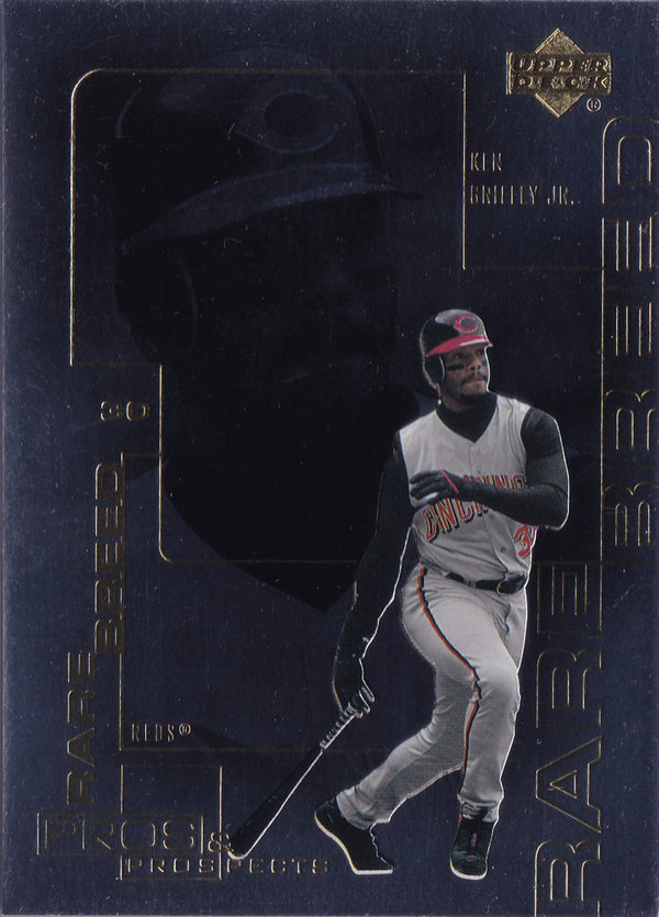 2000 Upper Deck Pros and Prospects Rare Breed #R6 Ken Griffey Jr. Reds!