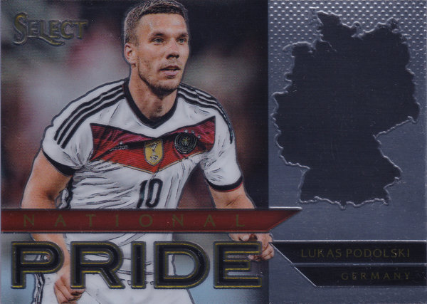 2015-16 Panini Select Soccer National Pride Lukas Podolski Deutschland DFB