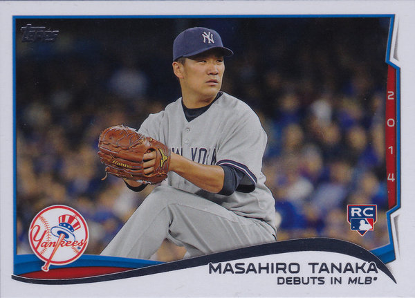 2014 Topps Update #US200 Masahiro Tanaka RC Yankees!