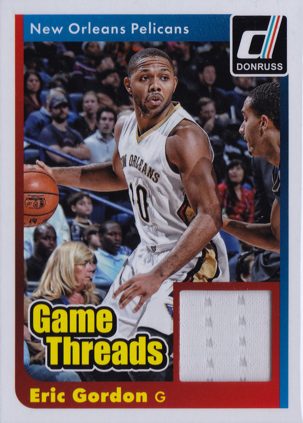 2014-15 Donruss Game Threads Jersey #12 Eric Bledsoe Pelicans!