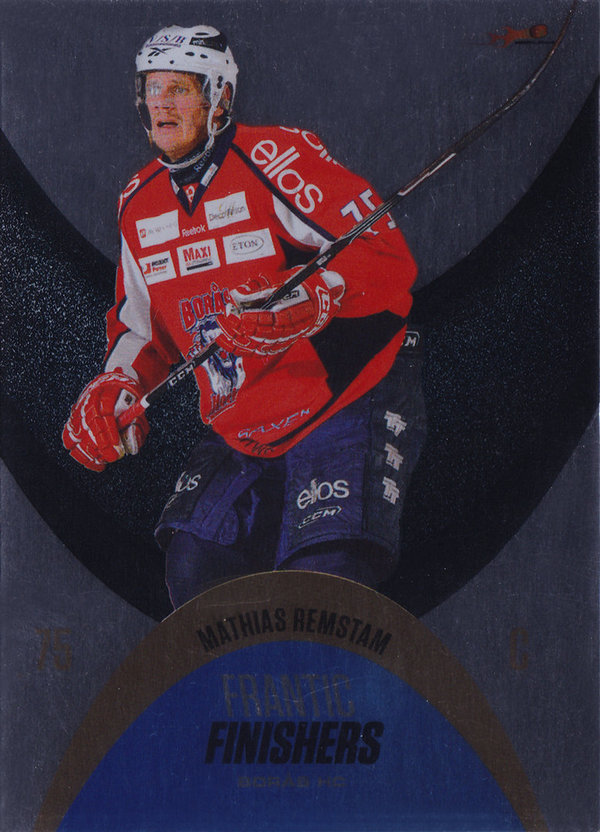 2010-11 Swedish HockeyAllsvenskan Frantic Finishers #FF3 Mathias Remstam Boras HC