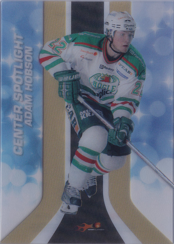 2010-11 Swedish HockeyAllsvenskan Center Spotlight #CS9 Adam Hobson Rögle BK
