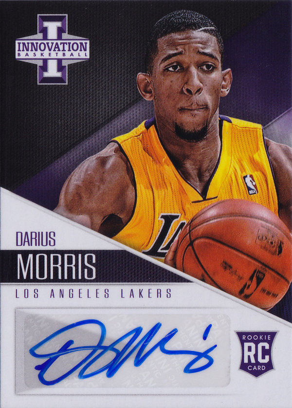 2012-13 Innovation Rookie Autographs #23 Darius Morris AUTO Lakers!