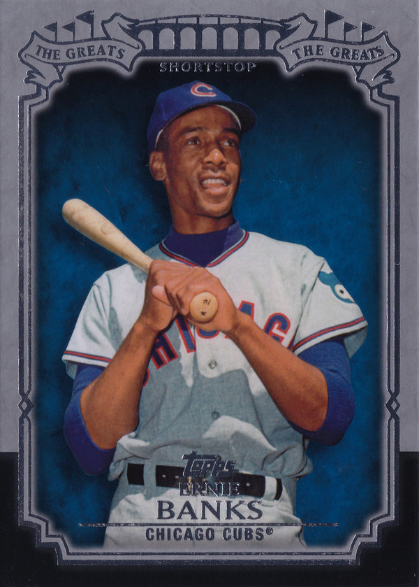 2013 Topps The Greats #TG4 Ernie Banks Cubs!