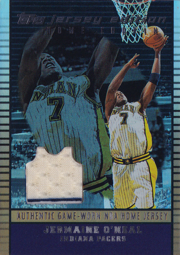 2002-03 Topps Jersey Edition Copper Jermaine O'Neal Home /299 Pacers!
