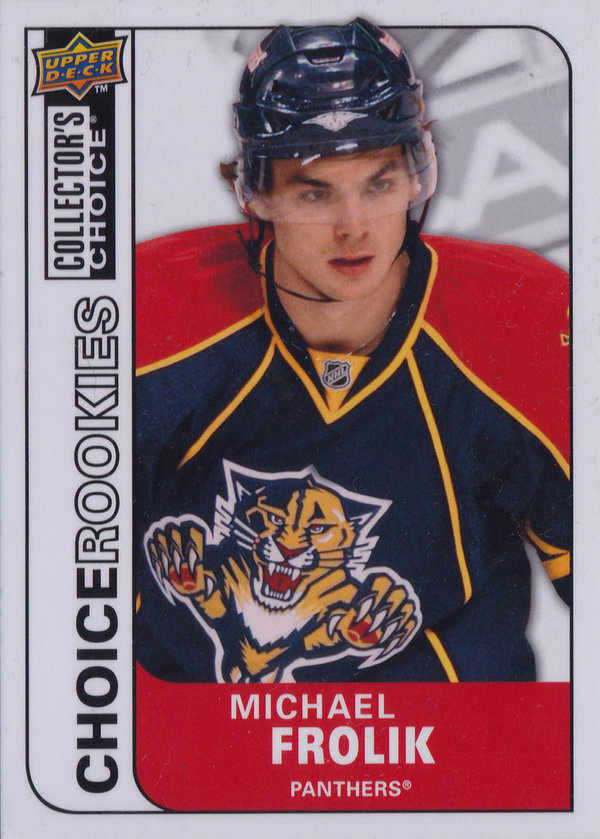 2008-09 Collector's Choice #215 Michael Frolik RC Panthers!