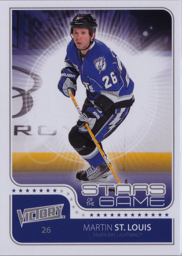 2011-12 Upper Deck Victory Stars of the Game Martin St. Louis Lightning!