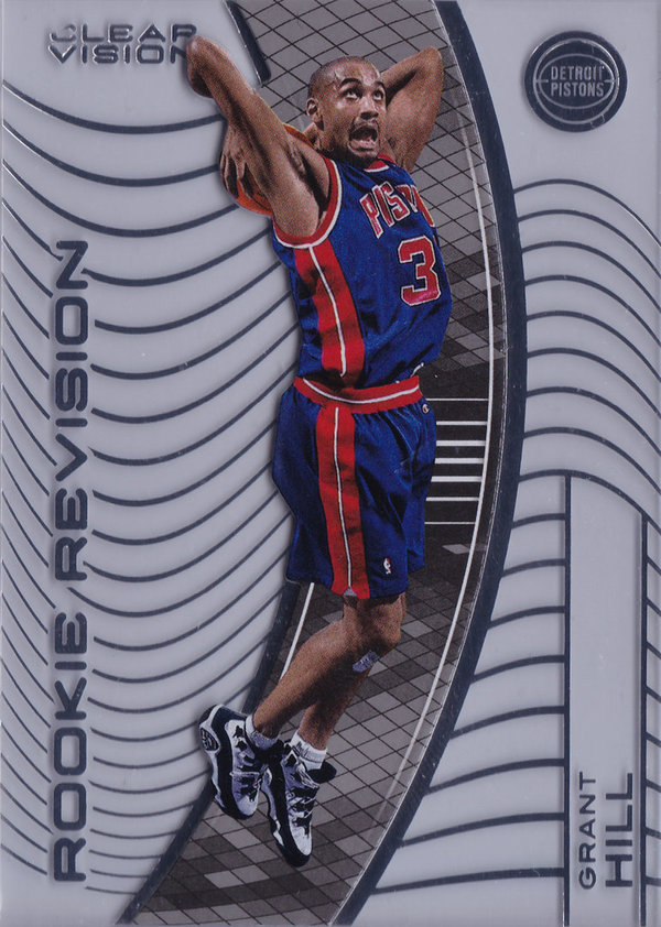2015-16 Panini Clear Vision #122B Grant Hill/Blue Jersey Rookie Revision Pistons!