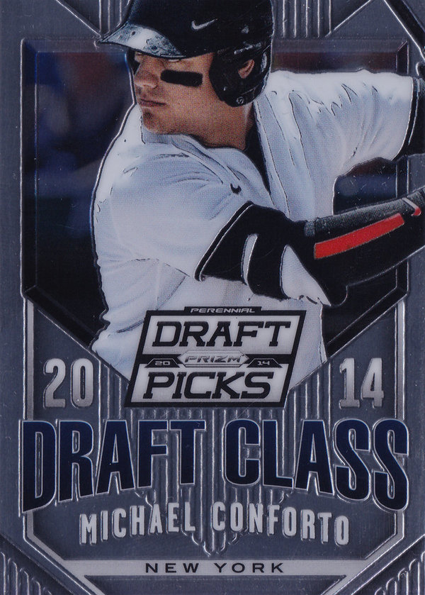 2014 Panini Prizm Perennial Draft Picks Draft Class #9 Michael Conforto Mets!