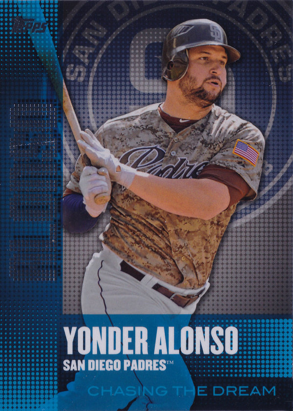 2013 Topps Chasing the Dream #CD16 Yonder Alonso Padres!