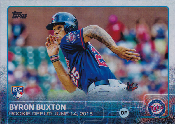 2015 Topps Update #US136 Byron Buxton RD RC Twins!