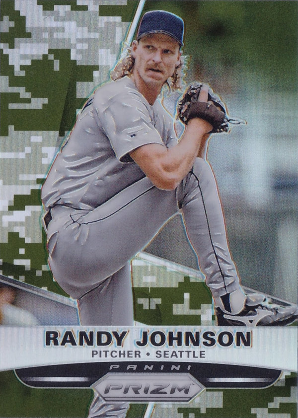 2015 Panini Prizm Prizms Camo #157 Randy Johnson /199 Mariners!